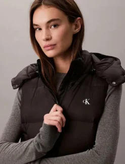 Calvin Klein Jeans ESSENTIAL MIDWEIGHT PUFFER VEST - Vadderade västar|Kvinnor Västar