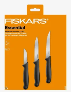 Fiskars Köksknivar & Knivtillbehör|Essential vegetable knife set 3pcs - Grönsaksknivar