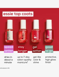 Kvinnor Essie Naglar|Smink|top coat gel setter - Topplack