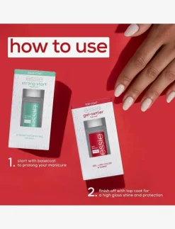 Kvinnor Essie Naglar|Smink|top coat gel setter - Topplack