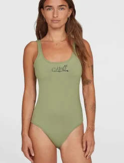 O'neill ESSSENTIALS SCRIPT SWIMSUIT - Baddräkter|Kvinnor Badkläder
