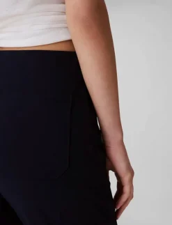 Calvin Klein EU STRETCH CREPE STRAIGHT PANT - Kostymbyxor|Kvinnor Byxor