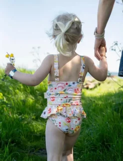 Filibabba Eva – Badedragt 1-2 år – Ocean Blossom - Baddräkt|Barn Badkläder