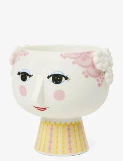 Bjørn Wiinblad Krukor|Eva Blomkruka på fot Ø15.5 cm rosa - Krukor
