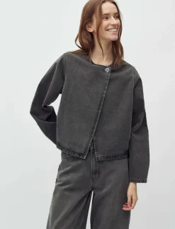 Kvinnor mbyM Overshirts|Exana-M - Jeansjackor