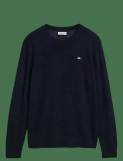 Barn GANT Överdelar|EXTRAFINE MERINO WOOL C-NECK - Stickade tröjor
