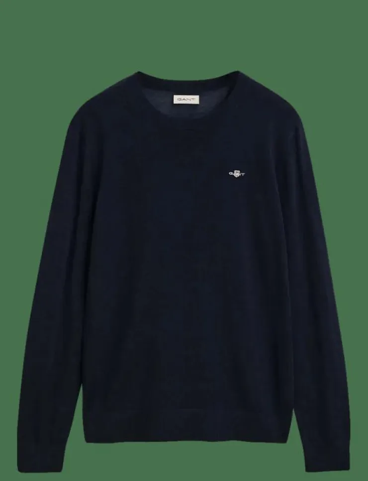 Barn GANT Överdelar|EXTRAFINE MERINO WOOL C-NECK - Stickade tröjor