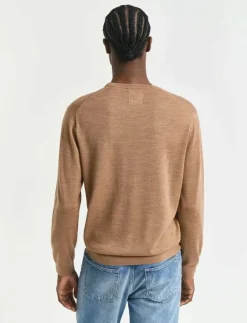 GANT EXTRAFINE MERINO WOOL C-NECK - Rundhalsad| Stickat