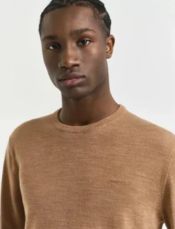 GANT EXTRAFINE MERINO WOOL C-NECK - Rundhalsad| Stickat