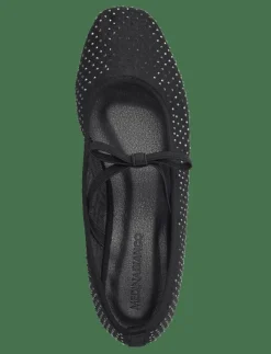 Kvinnor Bianco Ballerinaskor|Fall Rhinestone Bow Ballerina #M - Ballerinas
