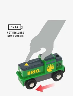 Barn BRIO Leksaksfordon & Bilar|Farm Battery Train - Tåg