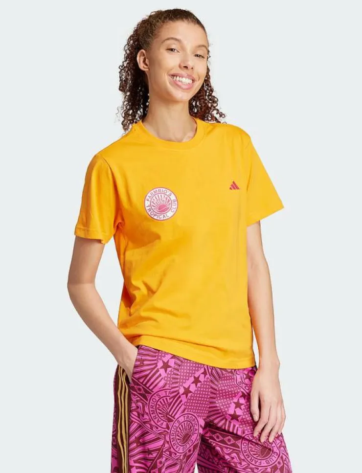 adidas Sportswear FARM GFX TEE - T-Shirts|Kvinnor Toppar & T-Shirts