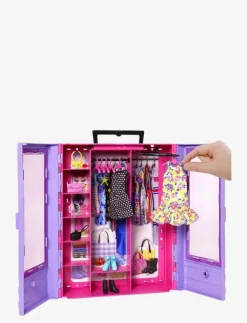 Barn Barbie Dockor & Tillbehör|Fashionistas Ultimate Closet with 6 Hangers - Tillbehör till dockhus
