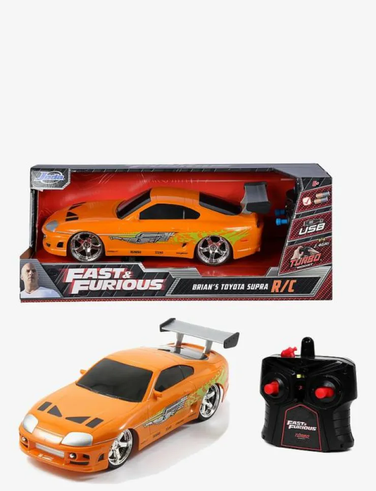 Jada Toys Fast & Furious Radiostyrd Bil Brian's Toyota, 1:16 - Radiostyrd leksak|Barn Radiostyrda Leksaker