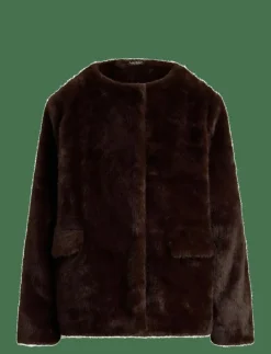 Lauren Ralph Lauren Faux-Fur Coat - Fuskpäls|Kvinnor Jackor & Kappor