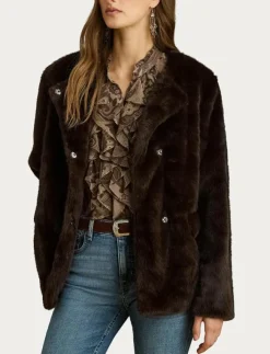 Lauren Ralph Lauren Faux-Fur Coat - Fuskpäls|Kvinnor Jackor & Kappor