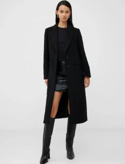 Kvinnor French Connection Jackor & Kappor|FAWN FELT COAT - Kappor