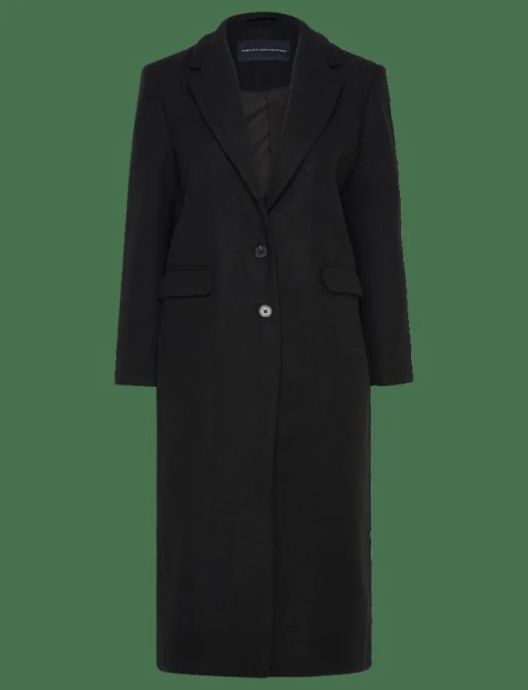 Kvinnor French Connection Jackor & Kappor|FAWN FELT COAT - Kappor