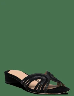 Kvinnor Lauren Ralph Lauren Mules & Slip-Ins|Fay Suede & Leather Multistrap Sandal - Mules med klack