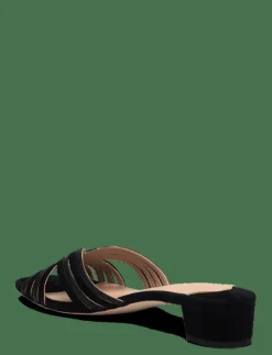 Kvinnor Lauren Ralph Lauren Mules & Slip-Ins|Fay Suede & Leather Multistrap Sandal - Mules med klack