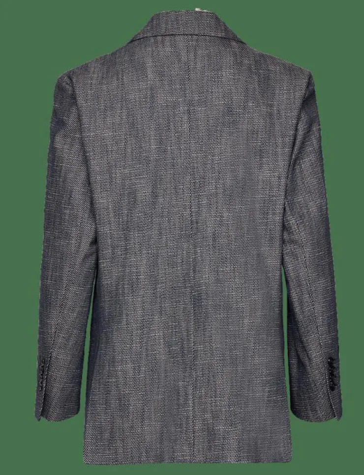 Kvinnor Naja Lauf Kavajer|FEODORA BLAZER ROUGH TWILL - Enkelknäppta kavajer