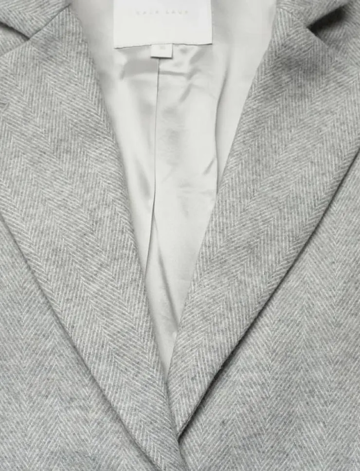 Kvinnor Naja Lauf Kavajer|FEODORA JACKET SOFT HERRINGBONE - Enkelknäppta kavajer