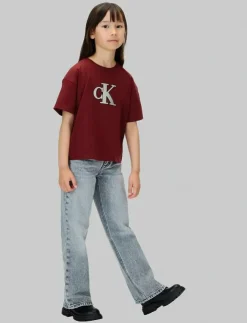 Barn Calvin Klein Överdelar|FESTIVE GRAPHIC SS T-SHIRT - Kortärmade