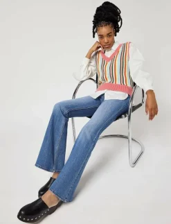 Kvinnor Wrangler Jeans|FIERCE FLARE - Utsvängda jeans