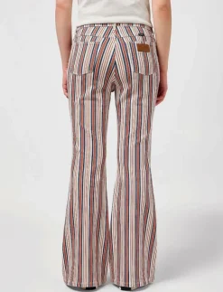 Kvinnor Wrangler Denimkläder|FIERCE FLARE - Utsvängda jeans