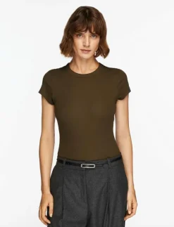 Filippa K Fine Rib Tee - T-shirts|Kvinnor Kläder