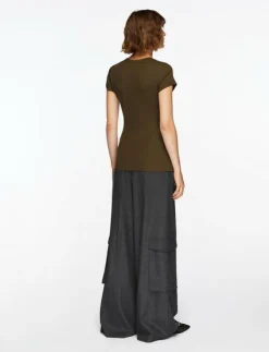 Filippa K Fine Rib Tee - T-shirts|Kvinnor Kläder