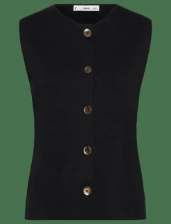 Mango Fine-knit gilet - Stickade västar|Kvinnor Västar