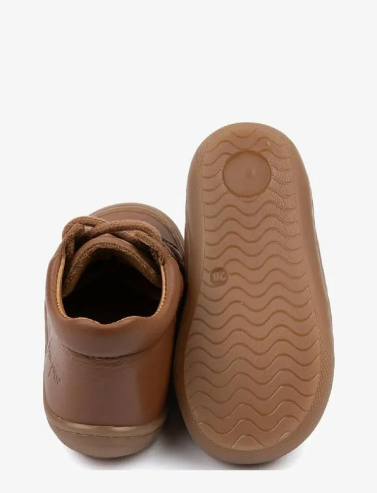 Barn Pom Pom Lära-Gå-Skor|First™ Sport Lace Shoe - Lära-gå-skor