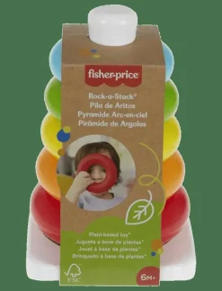 Barn Fisher-Price Babyleksaker|Babyleksaker|Eco Rock-a-Stack - Stapelbara klossar