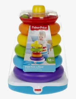 Barn Fisher-Price Babyleksaker|Babyleksaker|Giant Rock-a-Stack - Stapelbara klossar