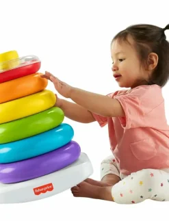 Barn Fisher-Price Babyleksaker|Babyleksaker|Giant Rock-a-Stack - Stapelbara klossar