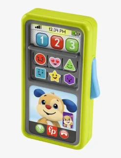 Barn Fisher-Price Babyleksaker|Babyleksaker|Laugh & Learn 2-in-1 Slide to Learn Smartphone - Interaktiva leksaker