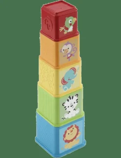 Fisher-Price Stack & Explore Blocks - Stapelbara klossar|Barn Babyleksaker|Babyleksaker