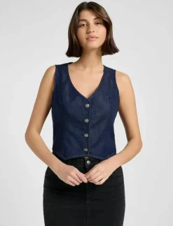 Lee Jeans FITTED VEST - Jeansvästar|Kvinnor Västar