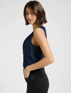Lee Jeans FITTED VEST - Jeansvästar|Kvinnor Västar