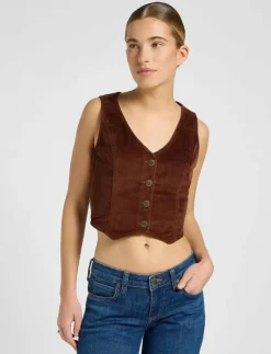 Kvinnor Lee Jeans Kavajer|FITTED VEST - Kavajer