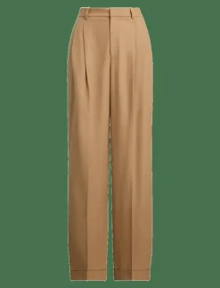 Polo Ralph Lauren Flannel Wide-Leg Pant - Kostymbyxor|Kvinnor Byxor
