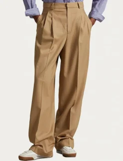 Polo Ralph Lauren Flannel Wide-Leg Pant - Kostymbyxor|Kvinnor Byxor
