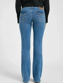 Kvinnor Lee Jeans Denimkläder|Jeans|FLAP POCKET JESSICA - Boot cut Jeans
