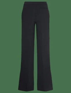 Kvinnor STINE GOYA Byxor|Flared Long Pants, 2273 Crepe - Kostymbyxor