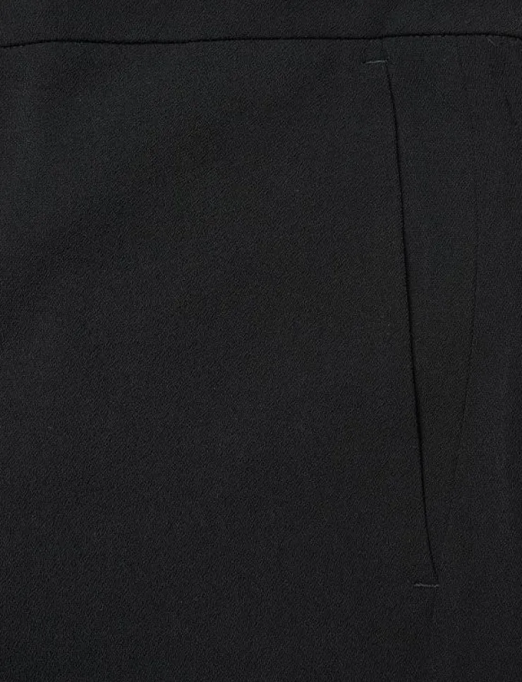 Kvinnor STINE GOYA Byxor|Flared Long Pants, 2273 Crepe - Kostymbyxor