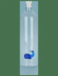 Kvinnor Balvi Vattenflaskor & Glasflaskor|Vattenflaskor|Flaska Atlantis, Blå Val, 1,2l, Borosilikatglas - Vattenflaskor