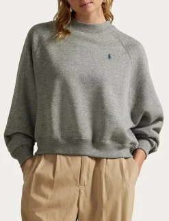 Kvinnor Polo Ralph Lauren Sweatshirts|Fleece Crewneck - Sweatshirts
