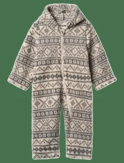 Wheat Fleece suit Allo - Fleeceoverall|Barn Fleecekläder