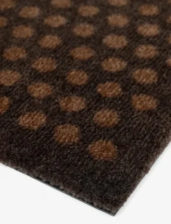 tica copenhagen Floormat/carpet dot cognac 67x120 cm - Badrumsmatta| Mattor|Badrumstextilier
